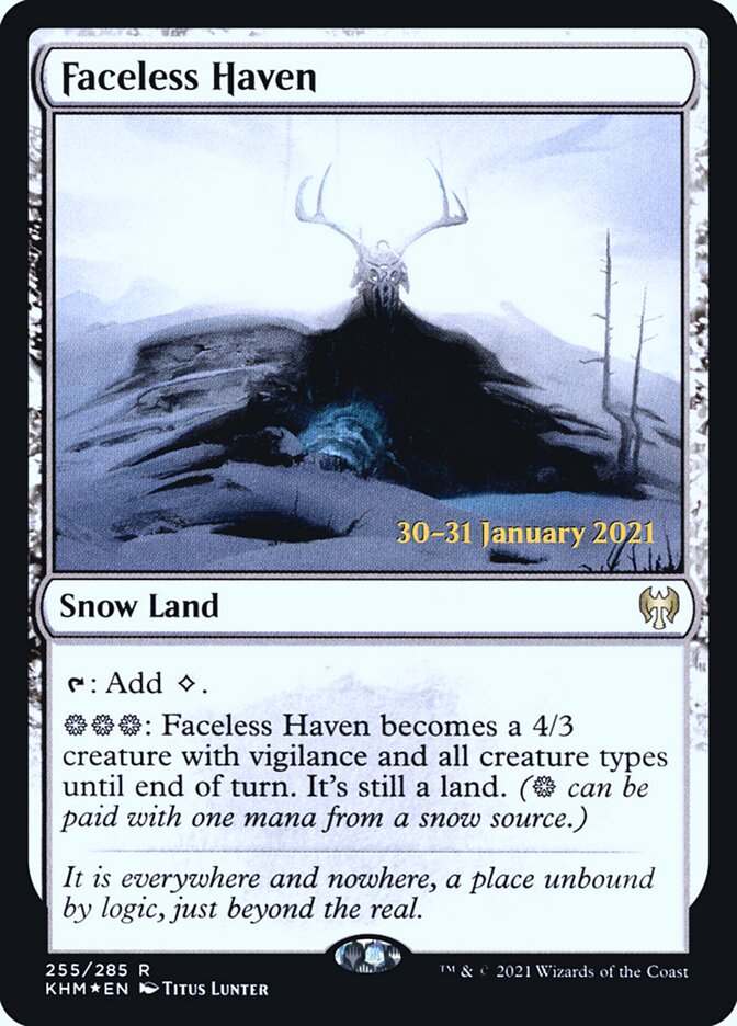 Faceless Haven (Prerelease) (Kaldheim) - (Foil): Kaldheim Promos