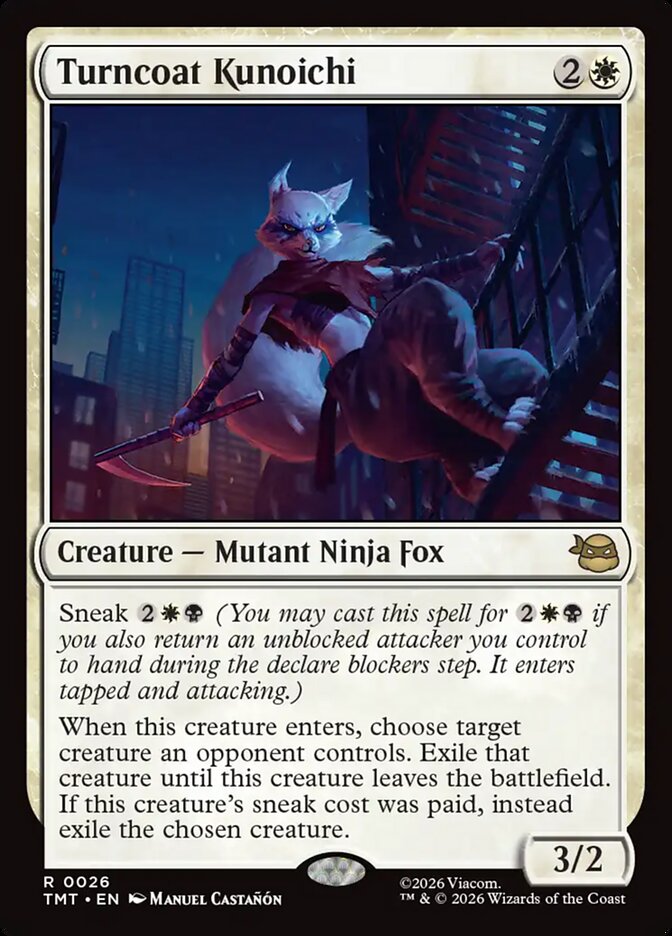 Turncoat Kunoichi: Teenage Mutant Ninja Turtles