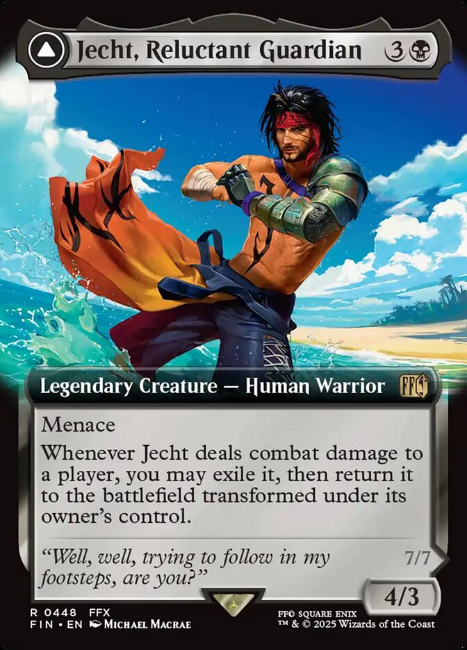 Jecht, Reluctant Guardian // Braska's Final Aeon - (Foil): Final Fantasy