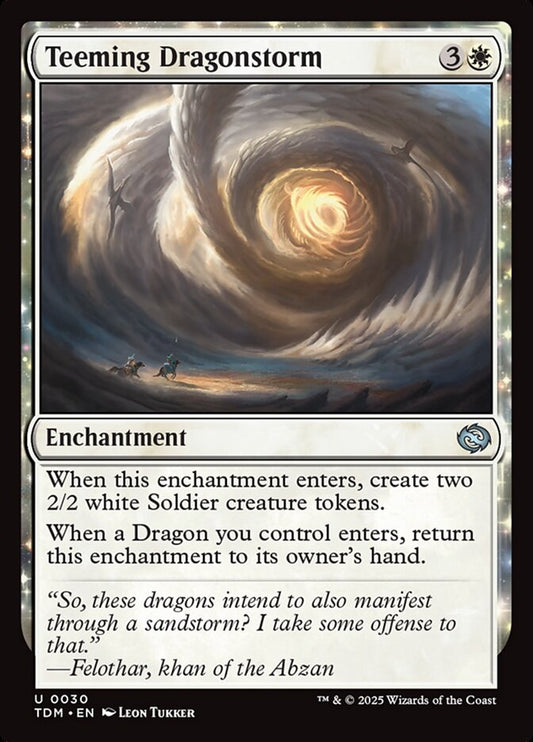 Teeming Dragonstorm - (Foil): Tarkir: Dragonstorm