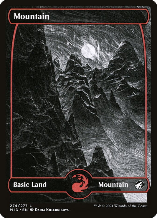 Mountain (#274) (Full Art): Innistrad: Midnight Hunt