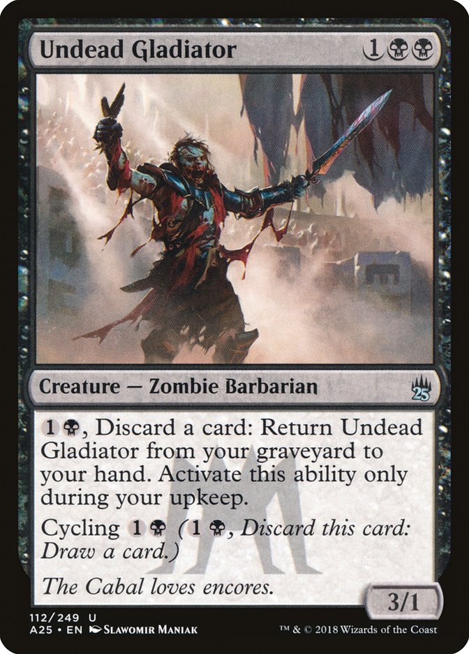 Undead Gladiator - (Foil): Masters 25