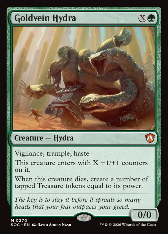 Goldvein Hydra: Secrets of Strixhaven Commander