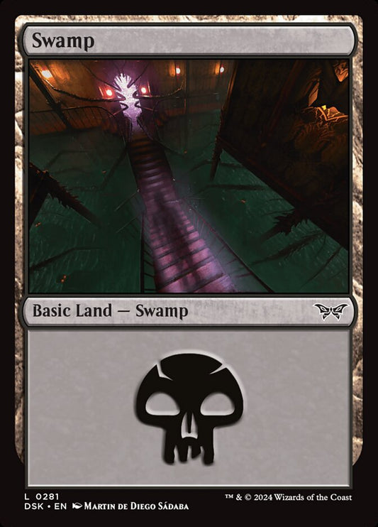 Swamp (#281) - (Foil): Duskmourn: House of Horror