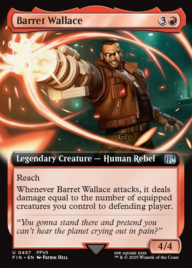 Barret Wallace (Extended Art) - (Foil): Final Fantasy