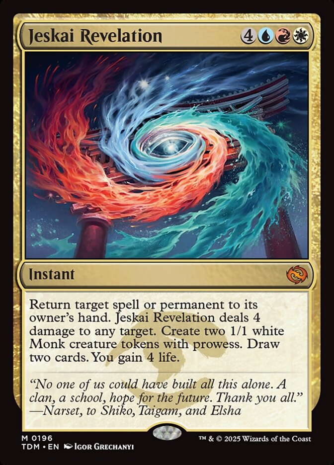 Jeskai Revelation: Tarkir: Dragonstorm