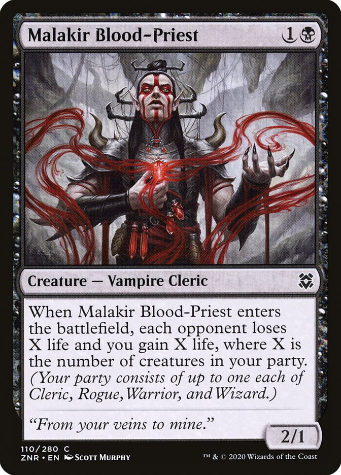 Malakir Blood-Priest: Zendikar Rising