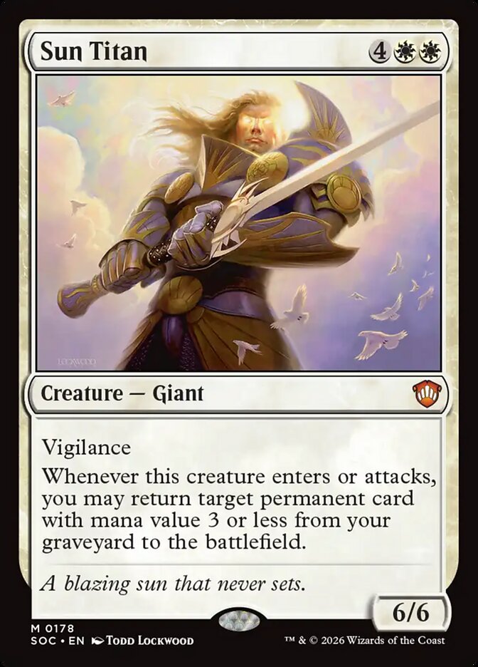 Sun Titan: Secrets of Strixhaven Commander