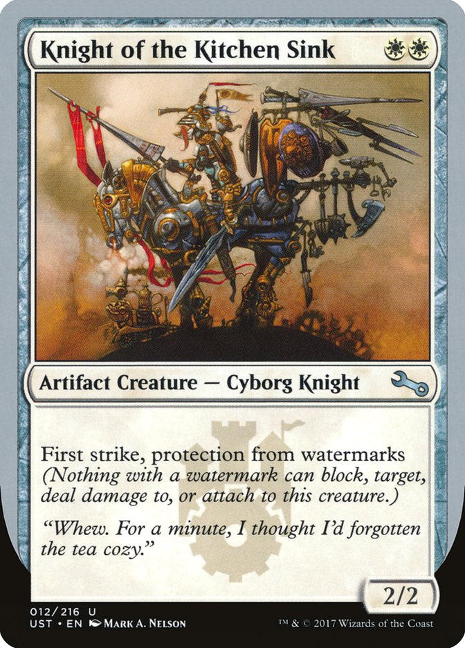 Knight of the Kitchen Sink - (Foil): Unstable