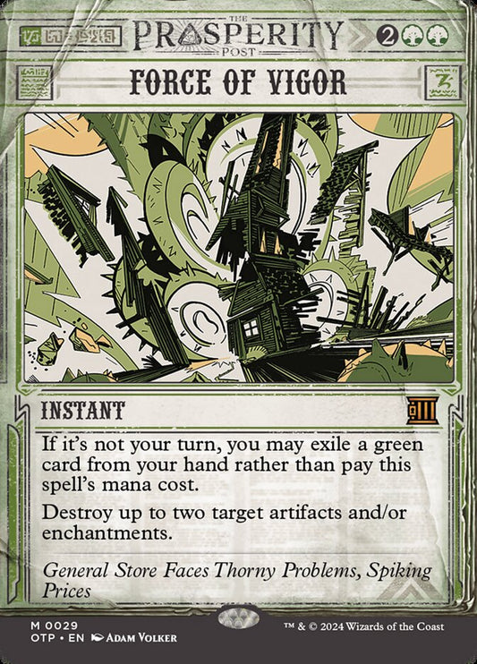 Force of Vigor - (Foil): Breaking News