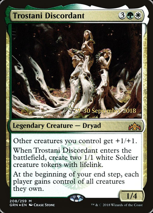 Trostani Discordant (Prerelease) (Guilds of Ravnica) - (Foil): Guilds of Ravnica Promos
