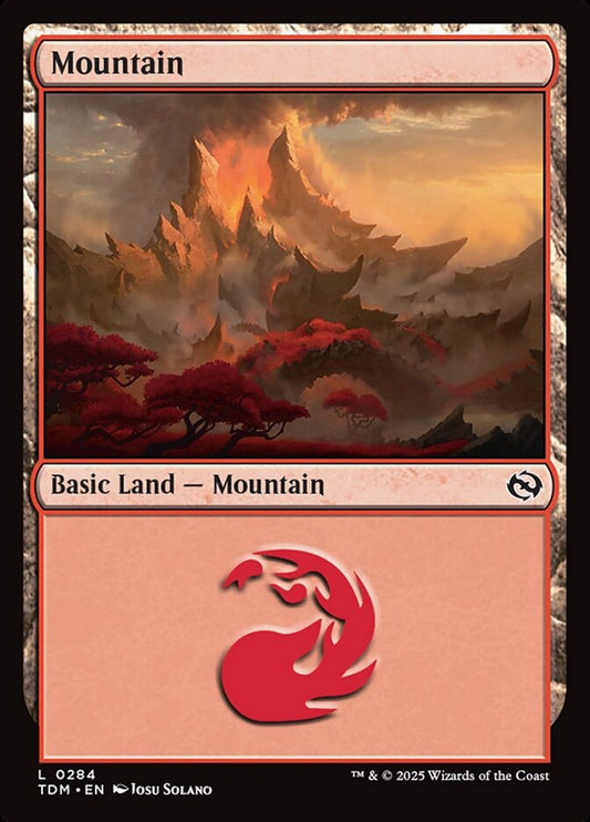 Mountain (#284): Tarkir: Dragonstorm