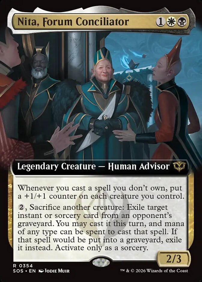 Nita, Forum Conciliator - (Foil): Secrets of Strixhaven