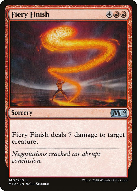 Fiery Finish: Core Set 2019