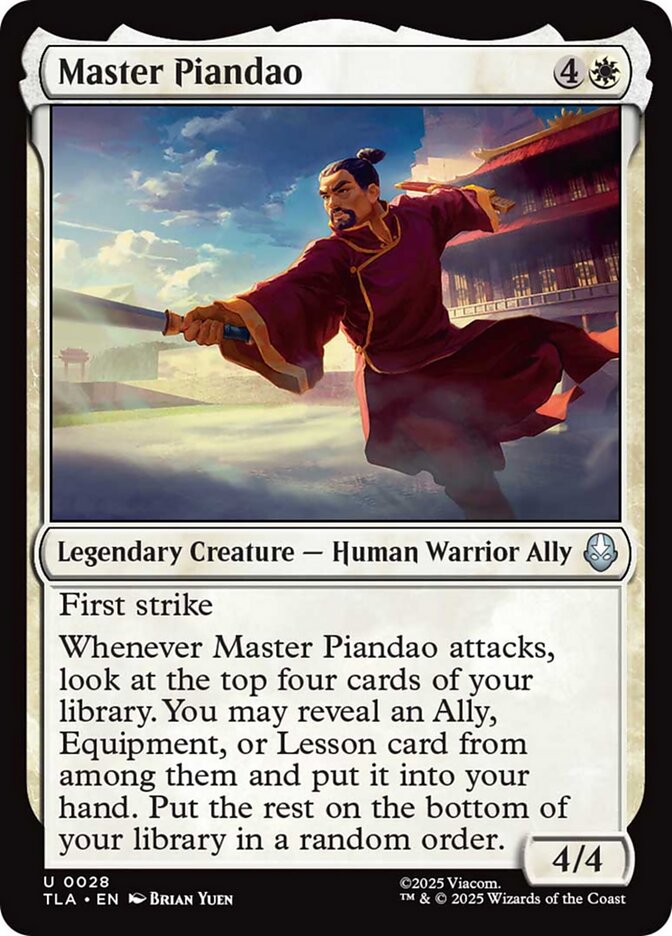 Master Piandao - (Foil): Avatar: The Last Airbender