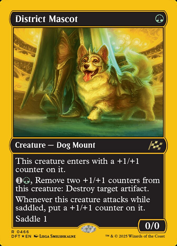 District Mascot (First Place Foil) - (Foil): Aetherdrift