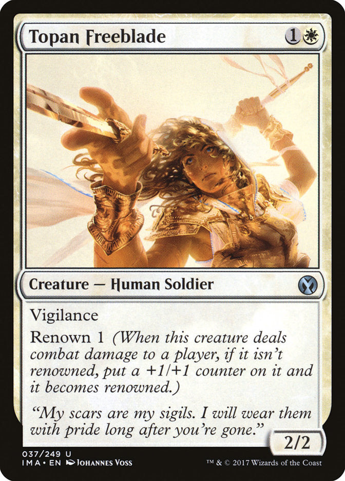 Topan Freeblade - (Foil): Iconic Masters