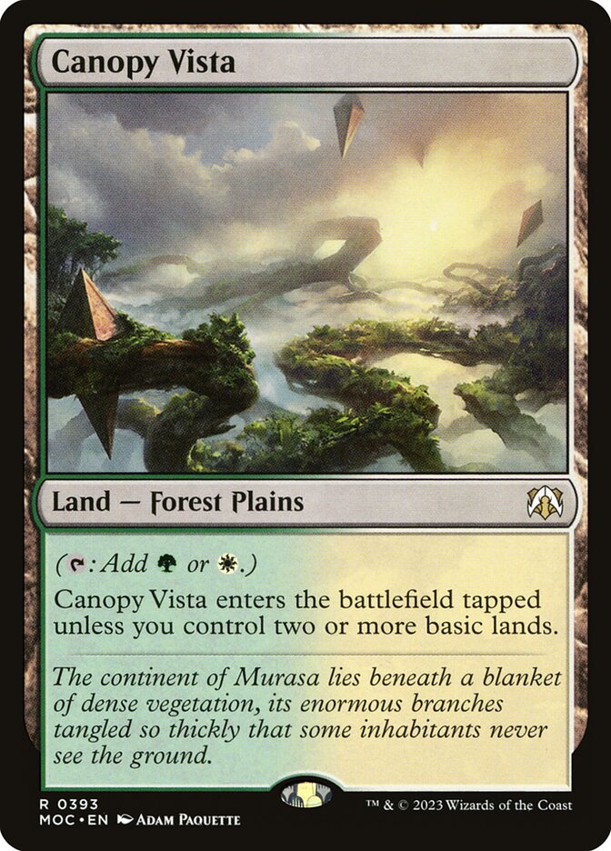 Canopy Vista: March of the Machine Commander
