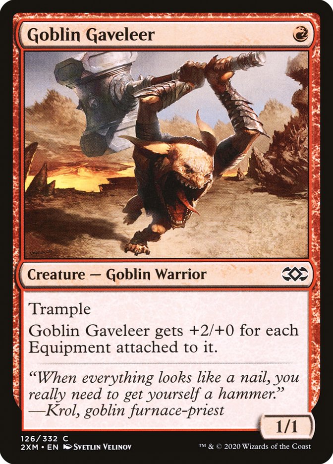Goblin Gaveleer - (Foil): Double Masters