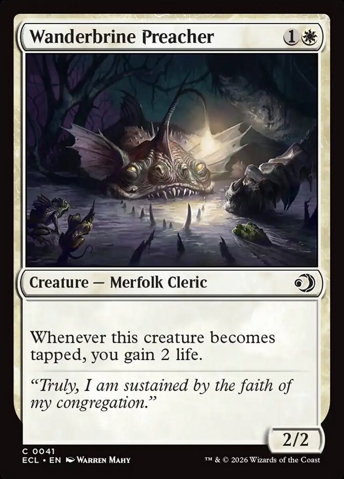 Wanderbrine Preacher - (Foil): Lorwyn Eclipsed