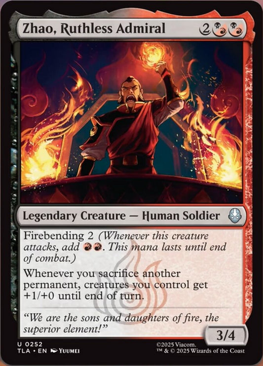 Zhao, Ruthless Admiral - (Foil): Avatar: The Last Airbender