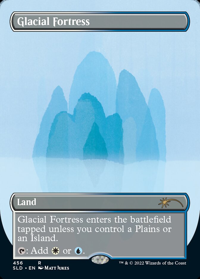 Glacial Fortress (Secret Lair) (Borderless): Secret Lair Drop