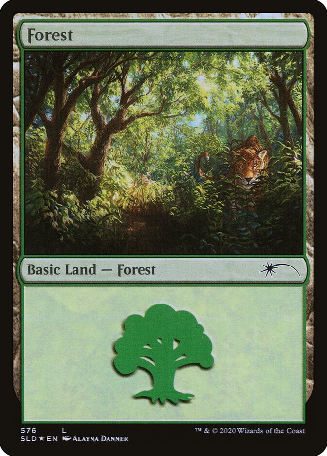 Forest (Secret Lair) (#576) - (Foil): Secret Lair Drop