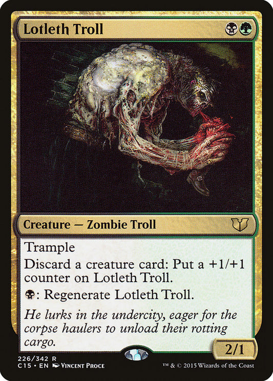 Lotleth Troll: Commander 2015