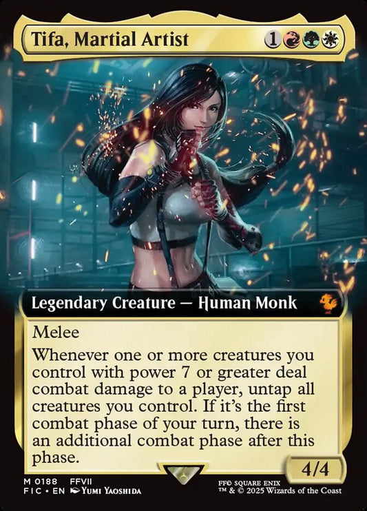 Tifa, Martial Artist (#188) (Extended Art): Final Fantasy Commander