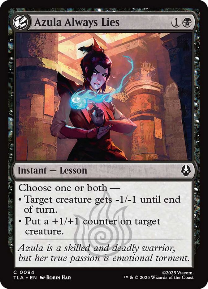 Azula Always Lies - (Foil): Avatar: The Last Airbender