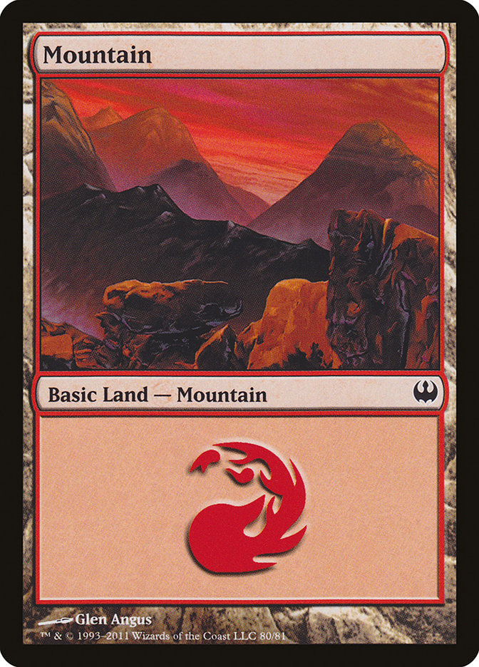 Mountain: Duel Decks: Knights vs. Dragons