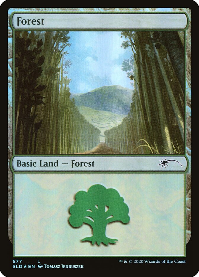 Forest (Secret Lair) (#577) - (Foil): Secret Lair Drop