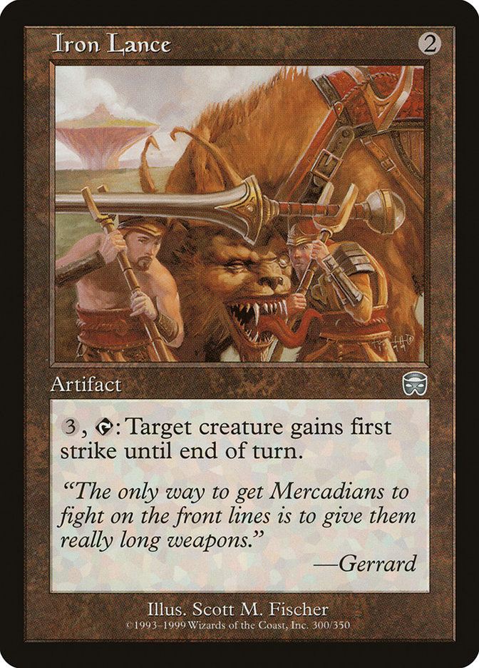 Iron Lance - (Foil): Mercadian Masques