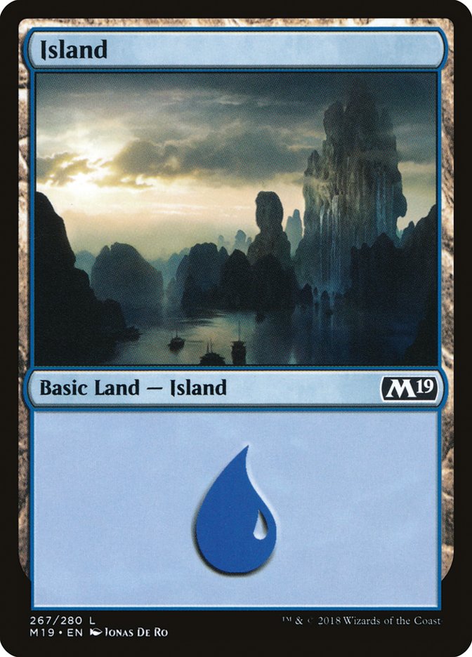 Island (#267): Core Set 2019