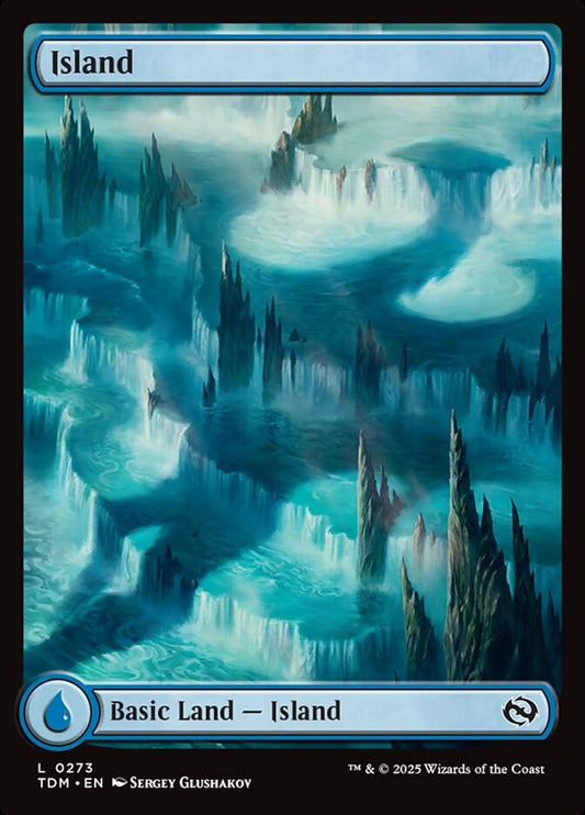 Island (#273) (Full Art): Tarkir: Dragonstorm
