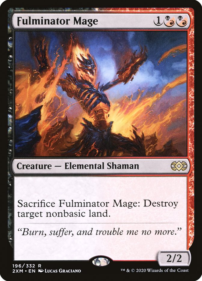 Fulminator Mage - (Foil): Double Masters