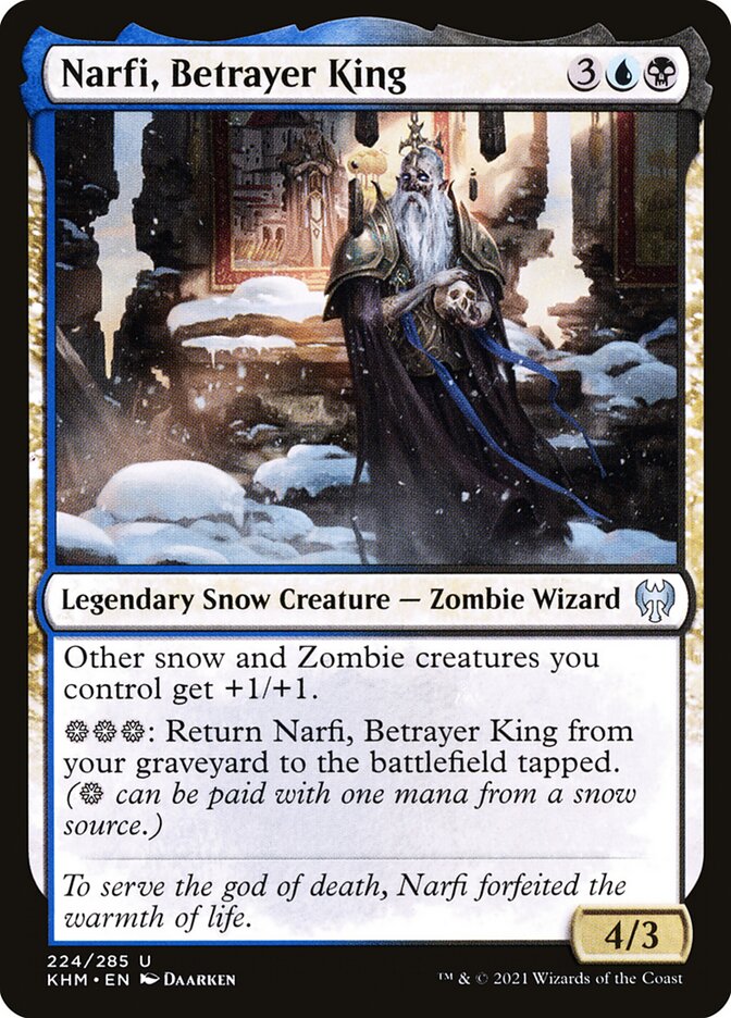 Narfi, Betrayer King - (Foil): Kaldheim