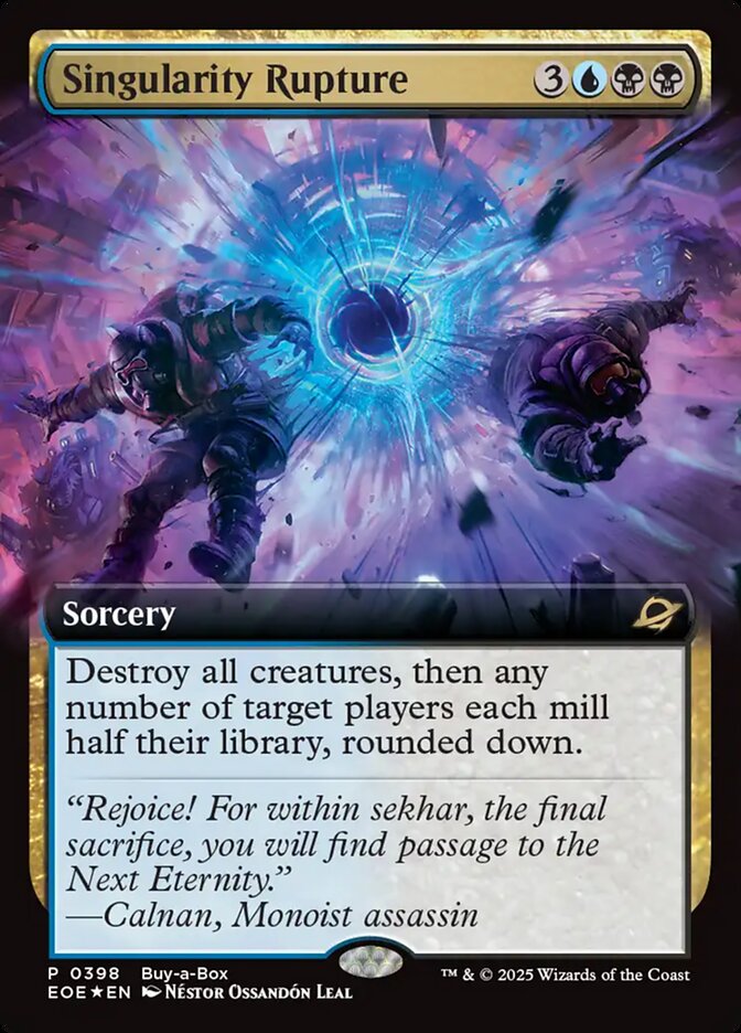 Singularity Rupture (Buy-A-Box)- (Foil): Edge of Eternities