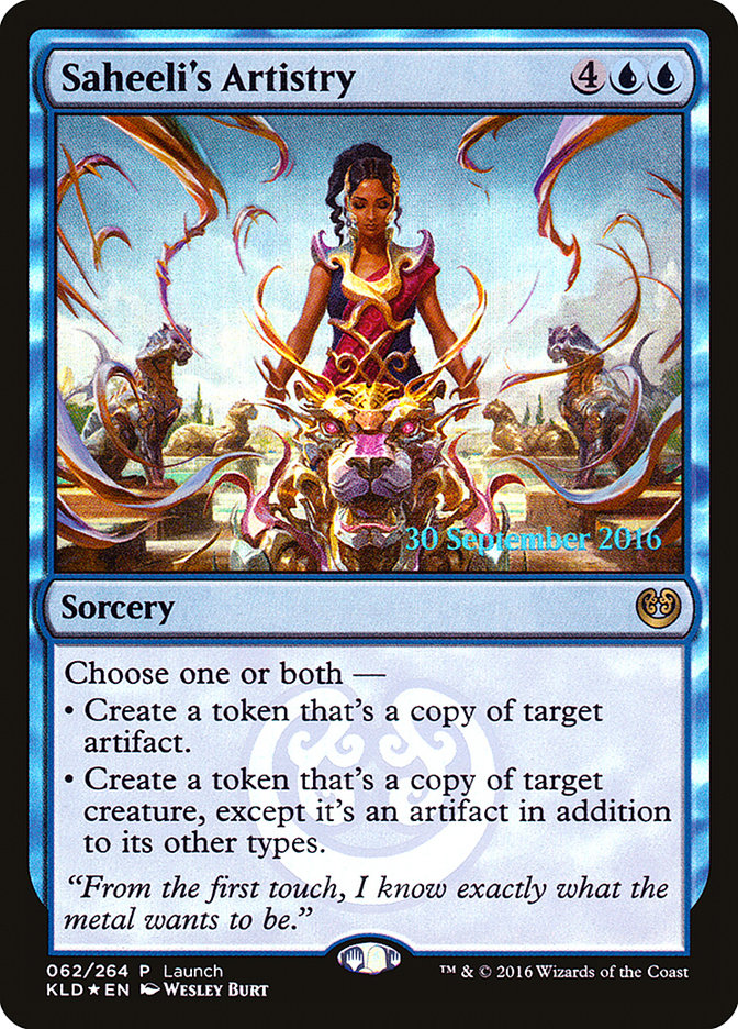 Saheeli's Artistry (Launch) - (Foil): Kaladesh Promos
