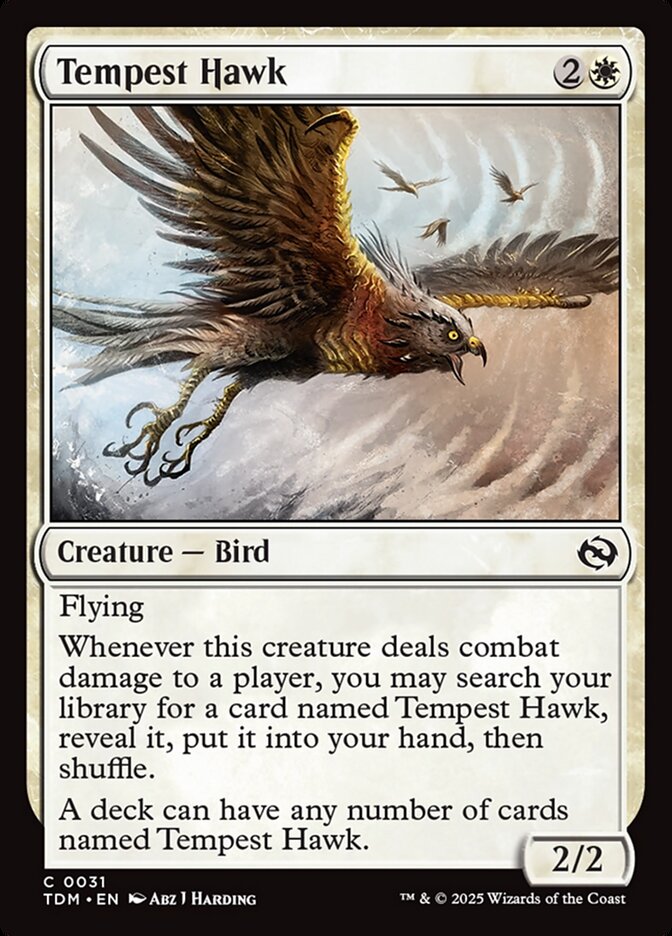 Tempest Hawk - (Foil): Tarkir: Dragonstorm