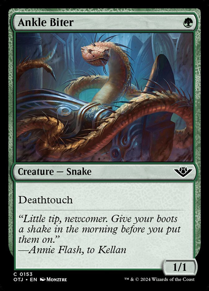 Ankle Biter - (Foil): Outlaws of Thunder Junction