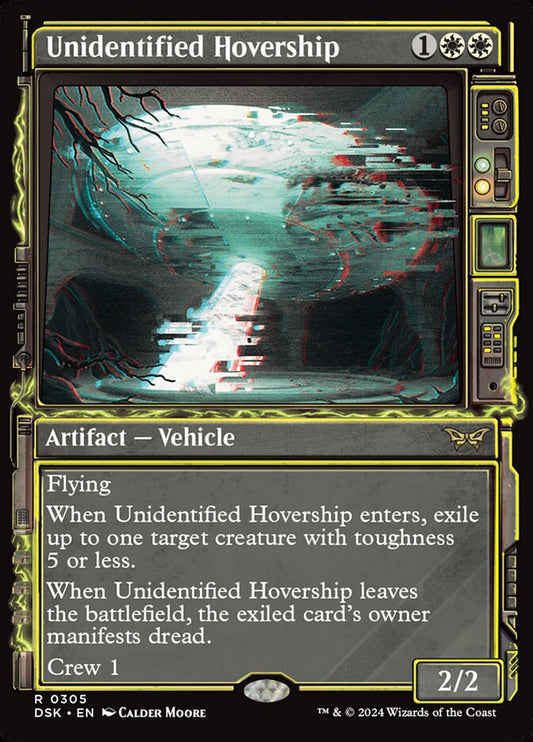 Unidentified Hovership (Showcase) - (Foil): Duskmourn: House of Horror