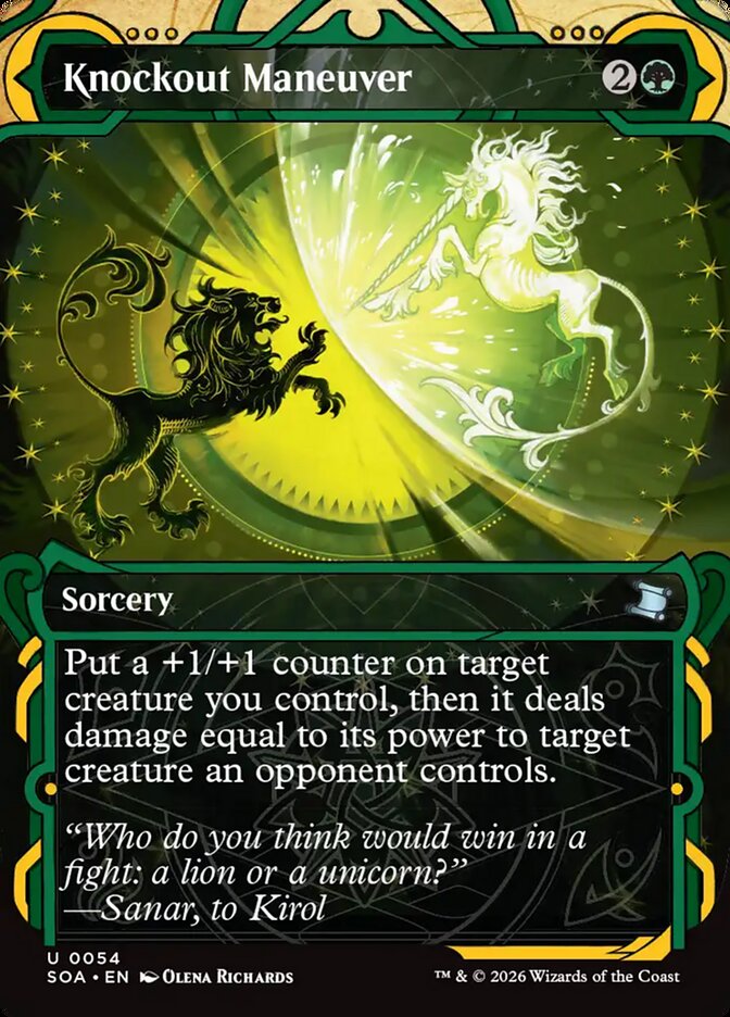 Knockout Maneuver - (Foil): Secrets of Strixhaven Mystical Archive