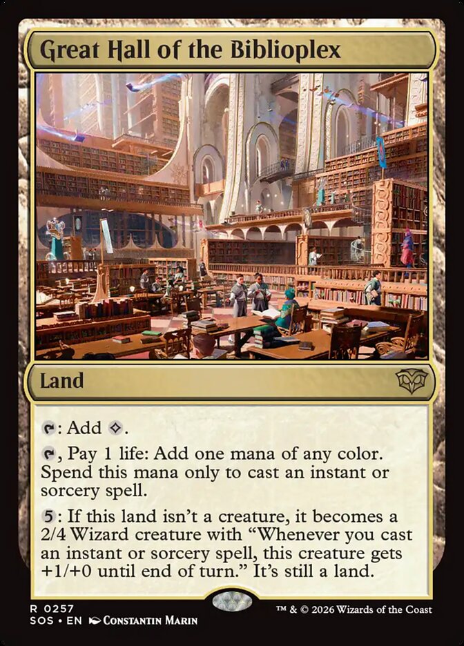 Great Hall of the Biblioplex: Secrets of Strixhaven