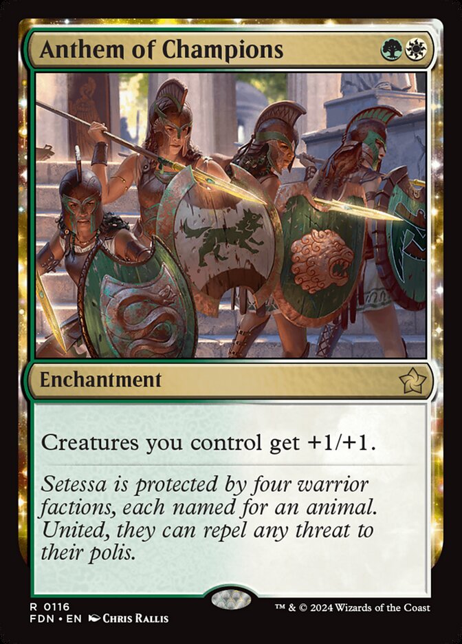 Anthem of Champions - (Foil): Foundations