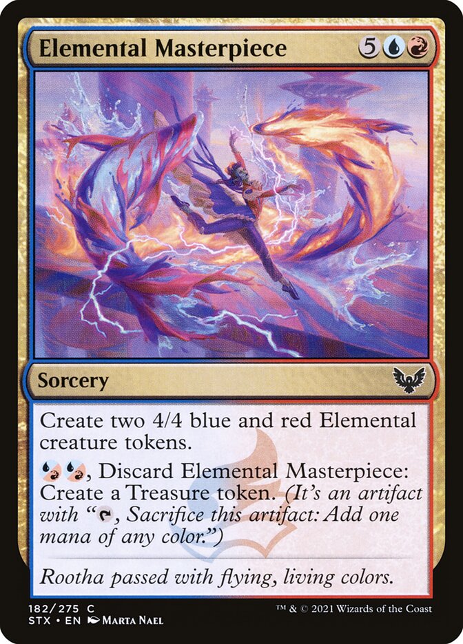 Elemental Masterpiece - (Foil): Strixhaven: School of Mages