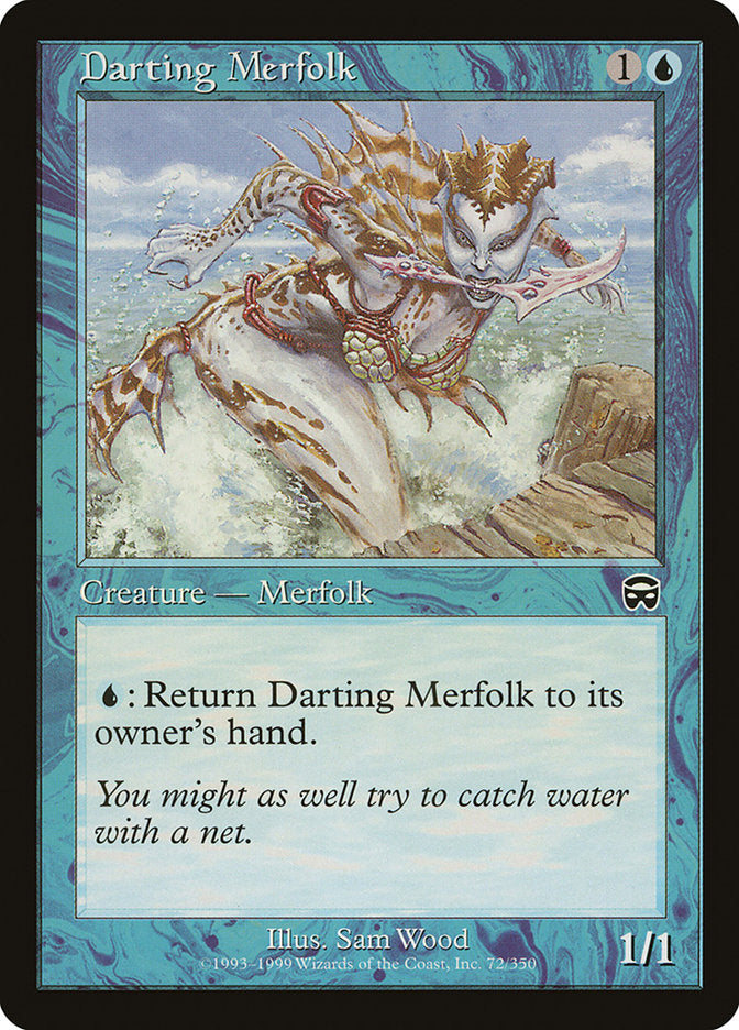 Darting Merfolk - (Foil): Mercadian Masques