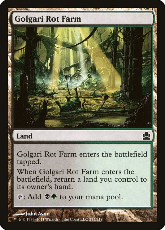 Golgari Rot Farm: Commander 2011