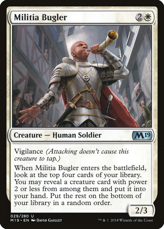 Militia Bugler - (Foil): Core Set 2019