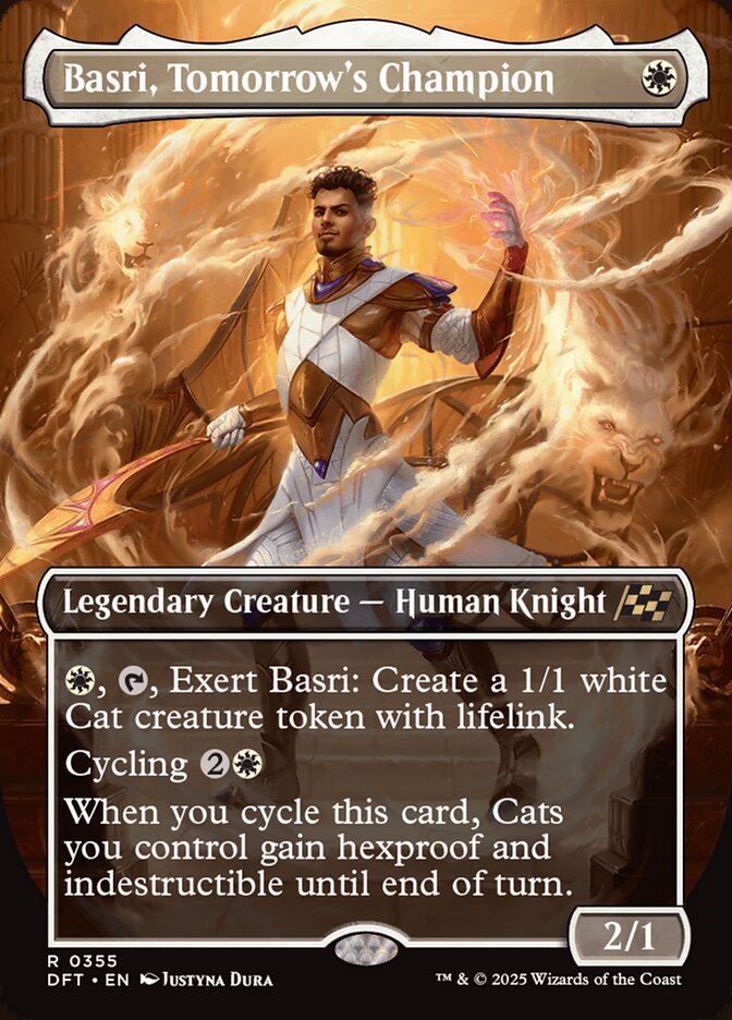 Basri, Tomorrow's Champion (Borderless): Aetherdrift